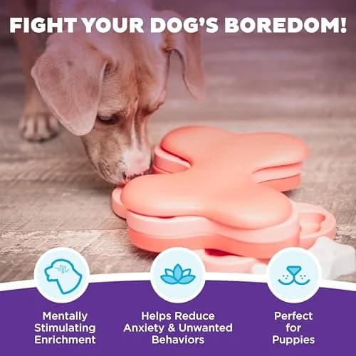 Outward Hound Nina Ottosson Puppy Tornado Puzzle Dog Toy, Level 2, 9.8" | Interactive Treat Challenge for Dogs thumbnail 2