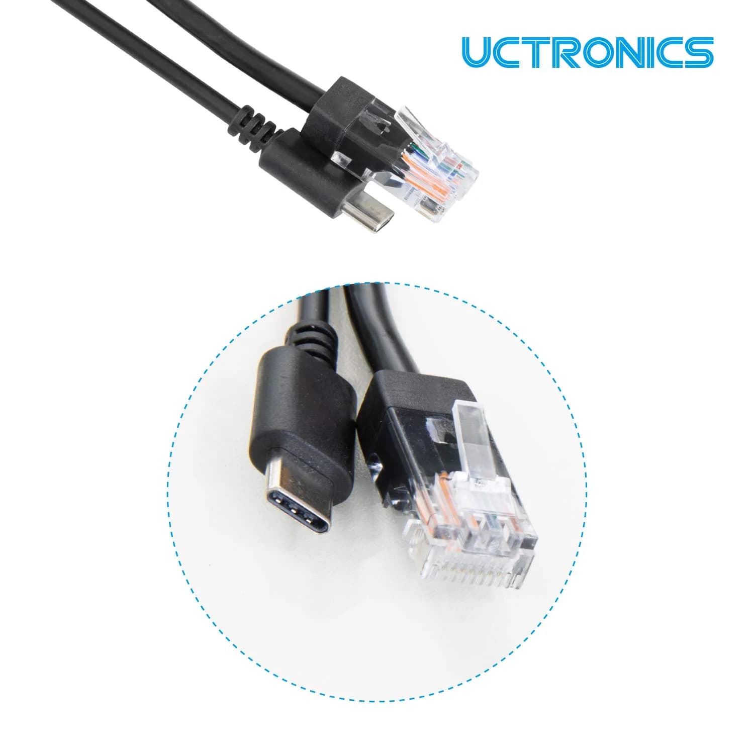 UCTRONICS PoE Splitter USB-C 5V 2.4A | IEEE 802.3af Compliant Gigabit Ethernet Adapter - view 4
