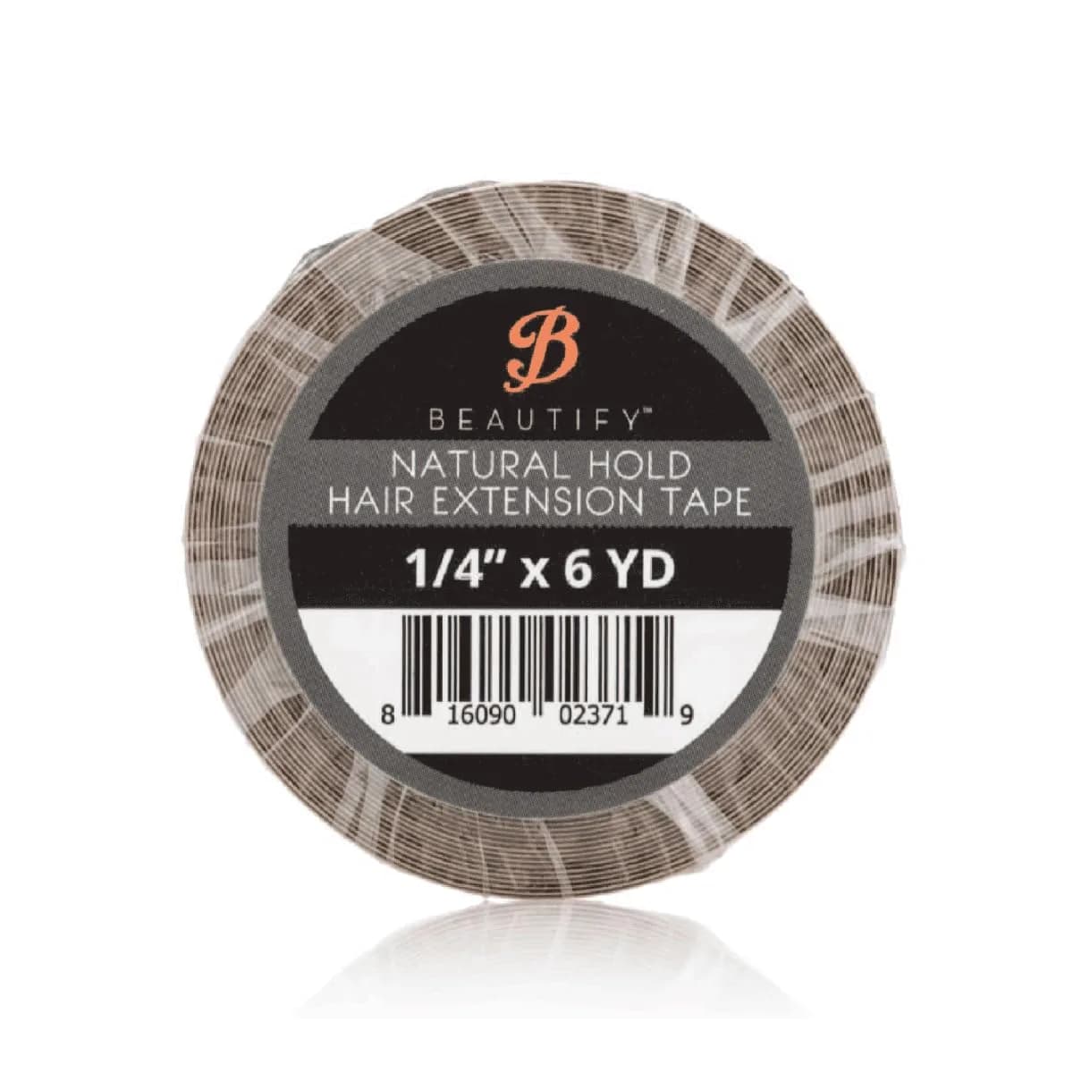 Walker Tape Beautify Natural Hold Hair Extension Tape Roll (1/4" x 6 Y) | Hypoallergenic, Low Residue, 4-6 Weeks Hold — 1/4" x 6 Y
