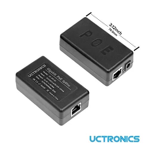 UCTRONICS PoE Splitter 5V 4A Barrel Jack/USB-C | IEEE 802.3at Compliant for Raspberry Pi 4 & Jetson Nano thumbnail 6