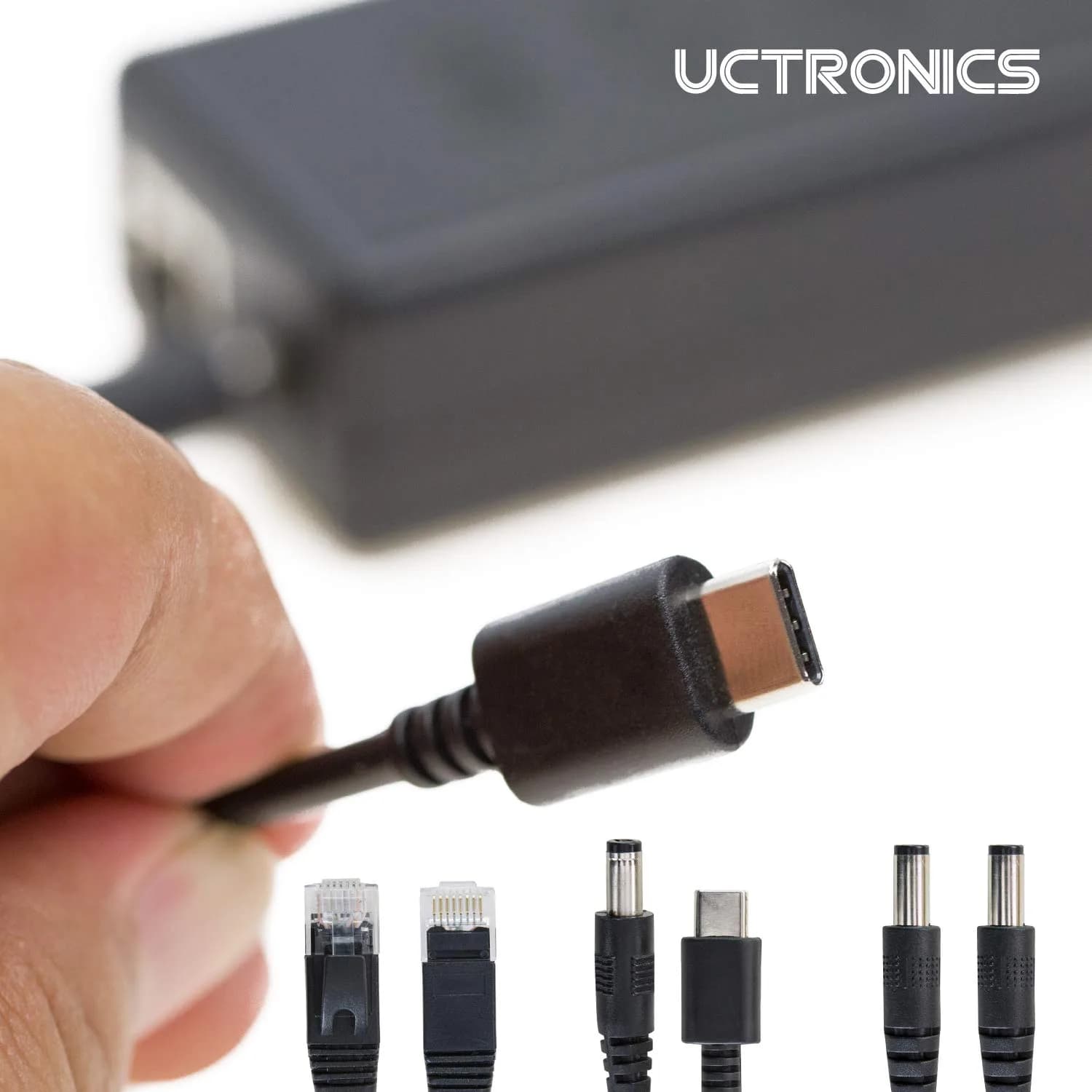 UCTRONICS PoE Splitter 5V 4A Barrel Jack/USB-C | IEEE 802.3at Compliant for Raspberry Pi 4 & Jetson Nano - view 3