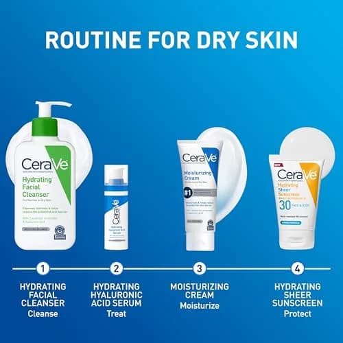 CeraVe Moisturizing Cream Face Body Moisturizer 237ml (8 Fl Oz) | Dermatologist-Developed Hydration thumbnail 8