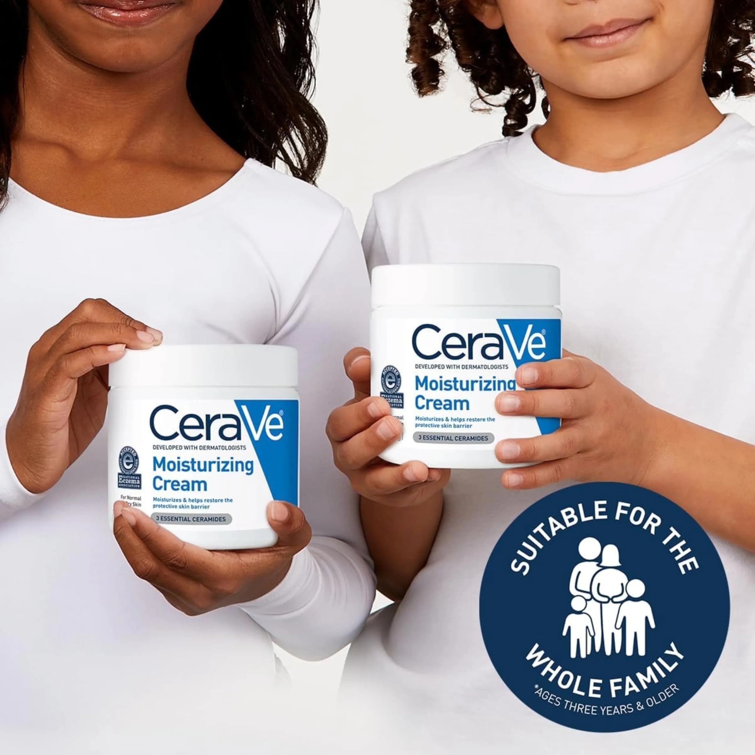 CeraVe Moisturizing Cream Face Body Moisturizer Normal to Dry Skin 235ml (8 Fl Oz) | Hydration Barrier Repair - view 9