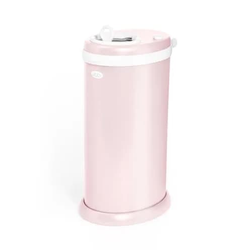 Ubbi Stainless Steel Diaper Pail Blush Pink | Odor-Locking, No Special Bags, Award-Winning (70-120 chars) thumbnail 1