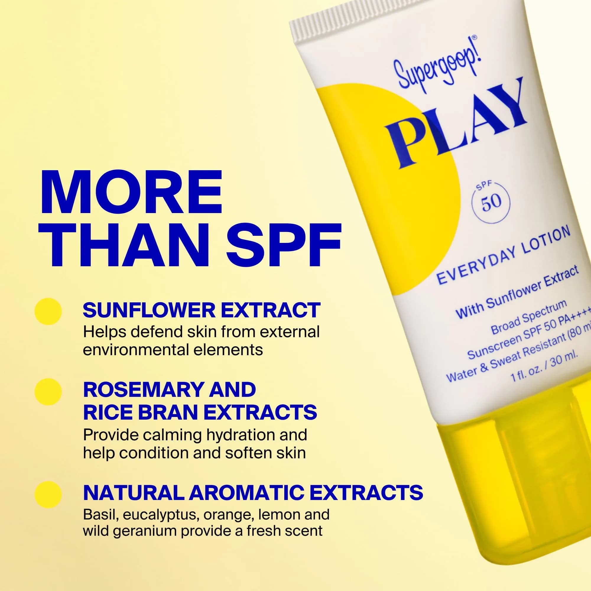 Supergoop! Everyday SPF 30 Lotion (5.5 oz) - Daily Sun Protection for Face and Body - view 5