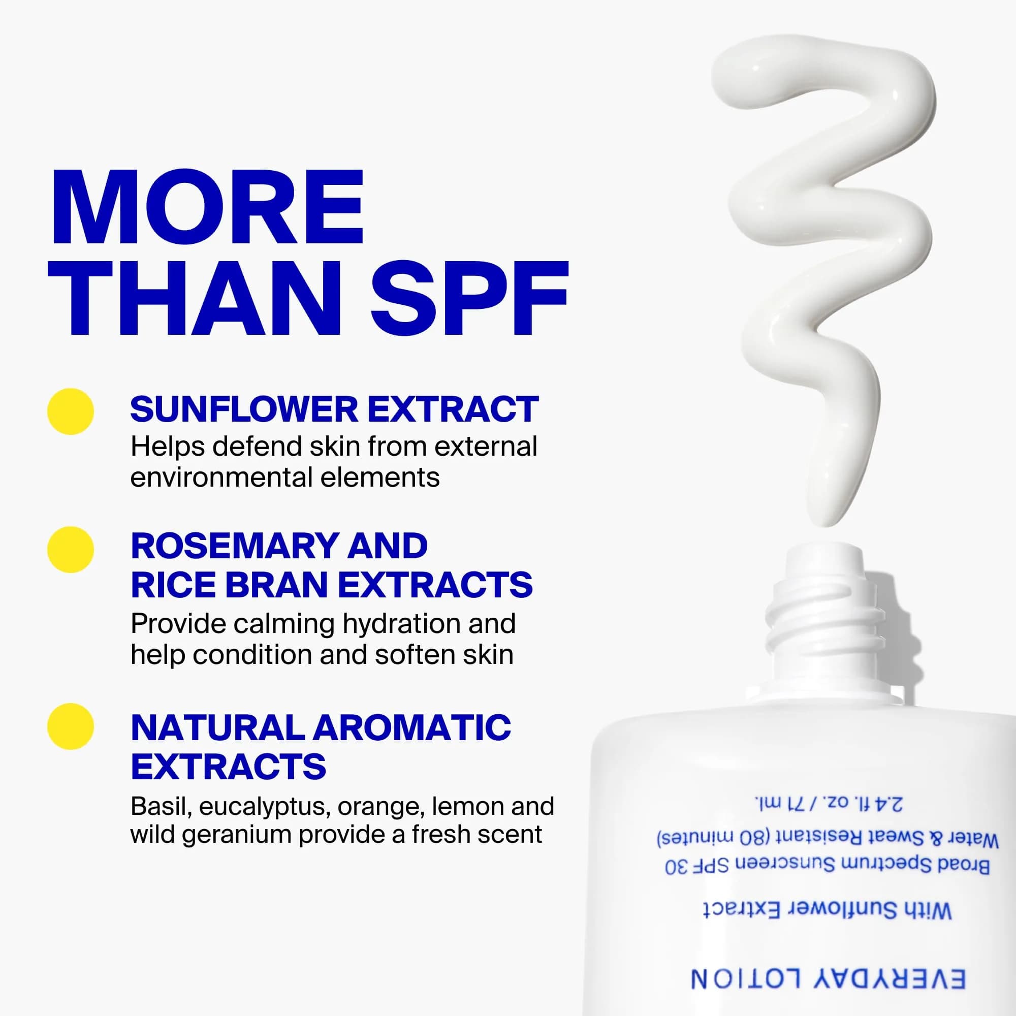 Supergoop! PLAY Everyday Lotion SPF 50 - Broad Spectrum Body & Face Sunscreen, 67g 70ml (2.4 fl oz) | Lightweight Hydration & Protection - view 5