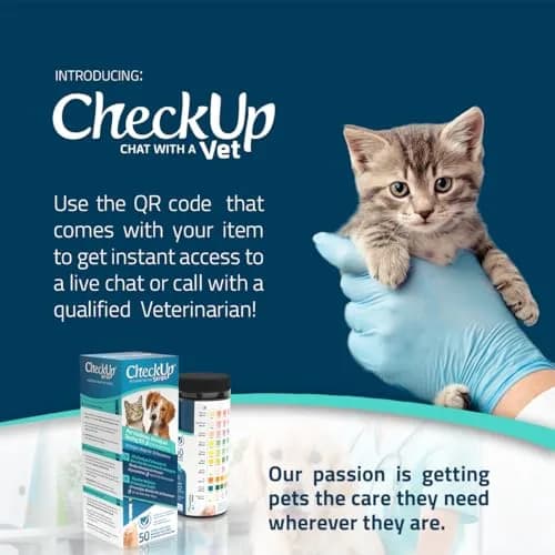 KIT4CAT CheckUp Urine Test Strips for Cats & Dogs, 50 Count | 10 Parameters for Pet Health Monitoring thumbnail 6