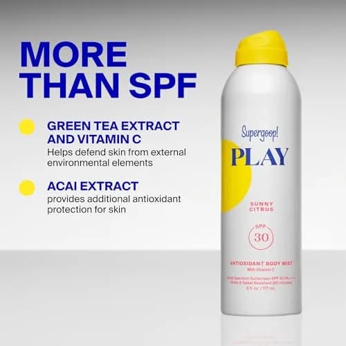 Supergoop! PLAY Antioxidant Body Mist SPF 50 177ml (6 fl oz) | Broad Spectrum Sunscreen for Active Days thumbnail 7