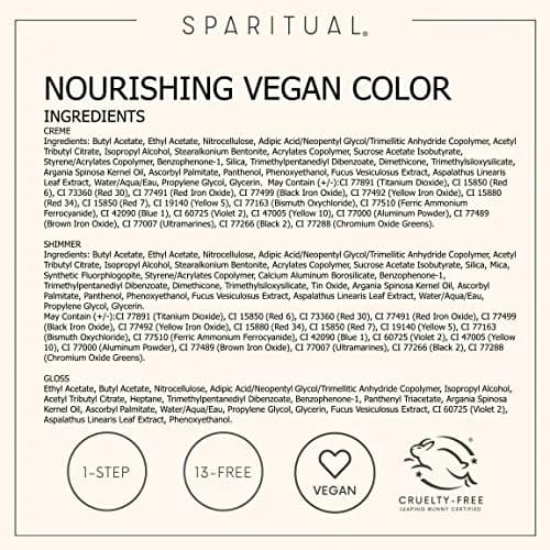 SpaRitual Vegan Nail Color Ritual Not Routine 0.5 fl oz | 13-Free, Nourishing, Vegan thumbnail 3