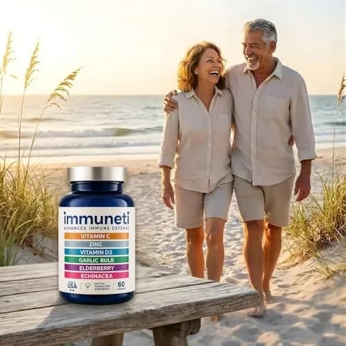 IMMUNETI Immuneti Advanced Immune Support – Doctor Formulated 6-in-1 Daily Supplement – Made in USA (60 Count, Capsules) | Vital Nutrients & Antioxidants thumbnail 6