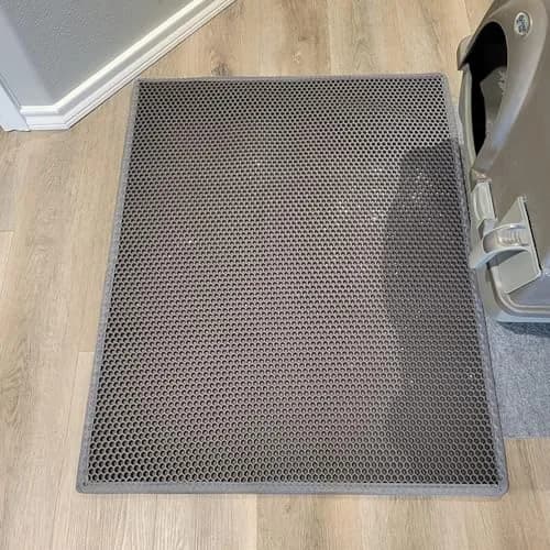 Waretary XL Cat Litter Mat 90cm x 76cm (36"x30") | Waterproof Scatter Control Grey thumbnail 9