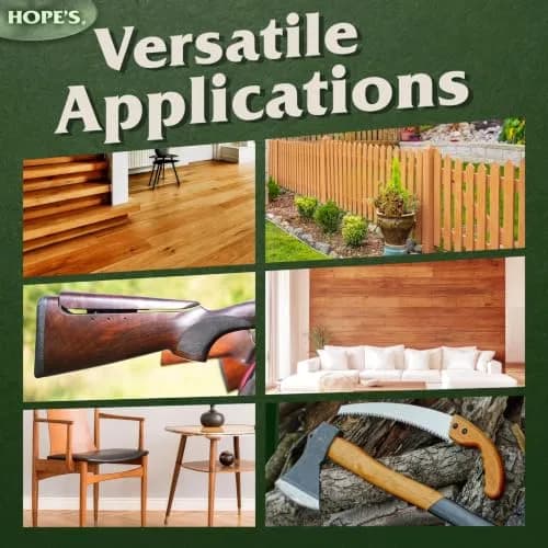 HOPE'S 100% Pure Tung Oil Wood Finish & Sealer 946ml (32 Fl Oz) | Food Safe Natural Wood Grain Enhancer thumbnail 4