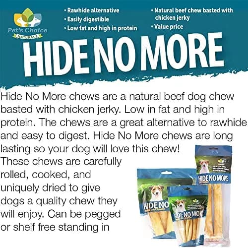 Pet’s Choice HideNoMore Chicken Chew Treats 4-5" | Rawhide-Free, High-Protein Dog Chew thumbnail 7