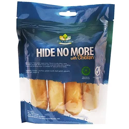 Pet’s Choice HideNoMore Chicken Chew Treats 4-5" | Rawhide-Free, High-Protein Dog Chew thumbnail 2