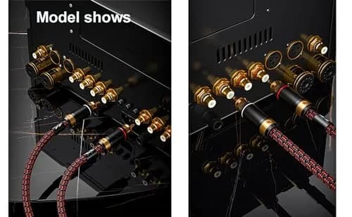 Primeda Audiophile 2RCA Male to 2RCA Male Stereo Audio Cable 2.74m (9 Feet) | High-Fidelity Sound for Home Entertainment thumbnail 7