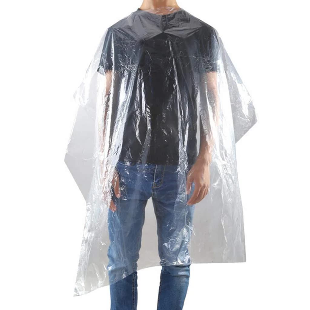 Wacece Disposable Hair Salon Capes Large 130x160cm (100 Count) | Waterproof & Lightweight for Hairdressing