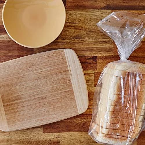 Morepack Plastic Bread Bags with Twist Ties 18x4x8 Inch (100 Pcs, Clear) | Gusseted for Large Loaves thumbnail 5