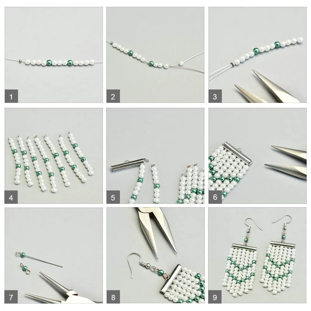 PH PandaHall 240pcs Slide On End Clasp Tubes Slider End Caps | 7 Sizes Platinum Golden - view 8