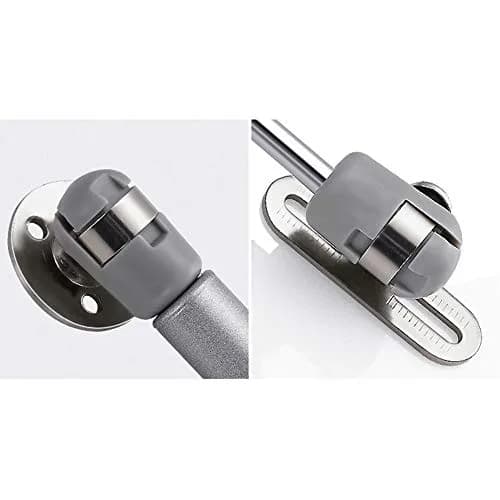 Hxchen Hydraulic Cabinet Hinges 6-Inch 30N Soft Close Lid Supports (4-Pack, Stainless Steel & Nylon) thumbnail 5