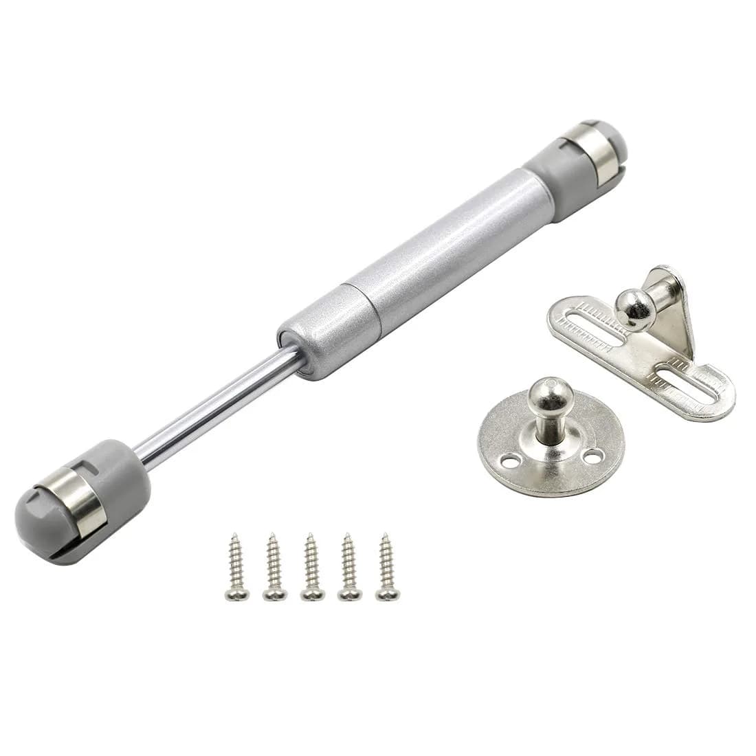 Hxchen Hydraulic Cabinet Hinges 6-Inch 30N Soft Close Lid Supports (4-Pack, Stainless Steel & Nylon) - view 2