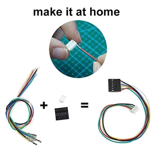 elechawk GH1.25 to Dupont 2.54 Pre-Crimped Cables and Connectors Kit 180pcs | Electronics Cable Connectors thumbnail 3