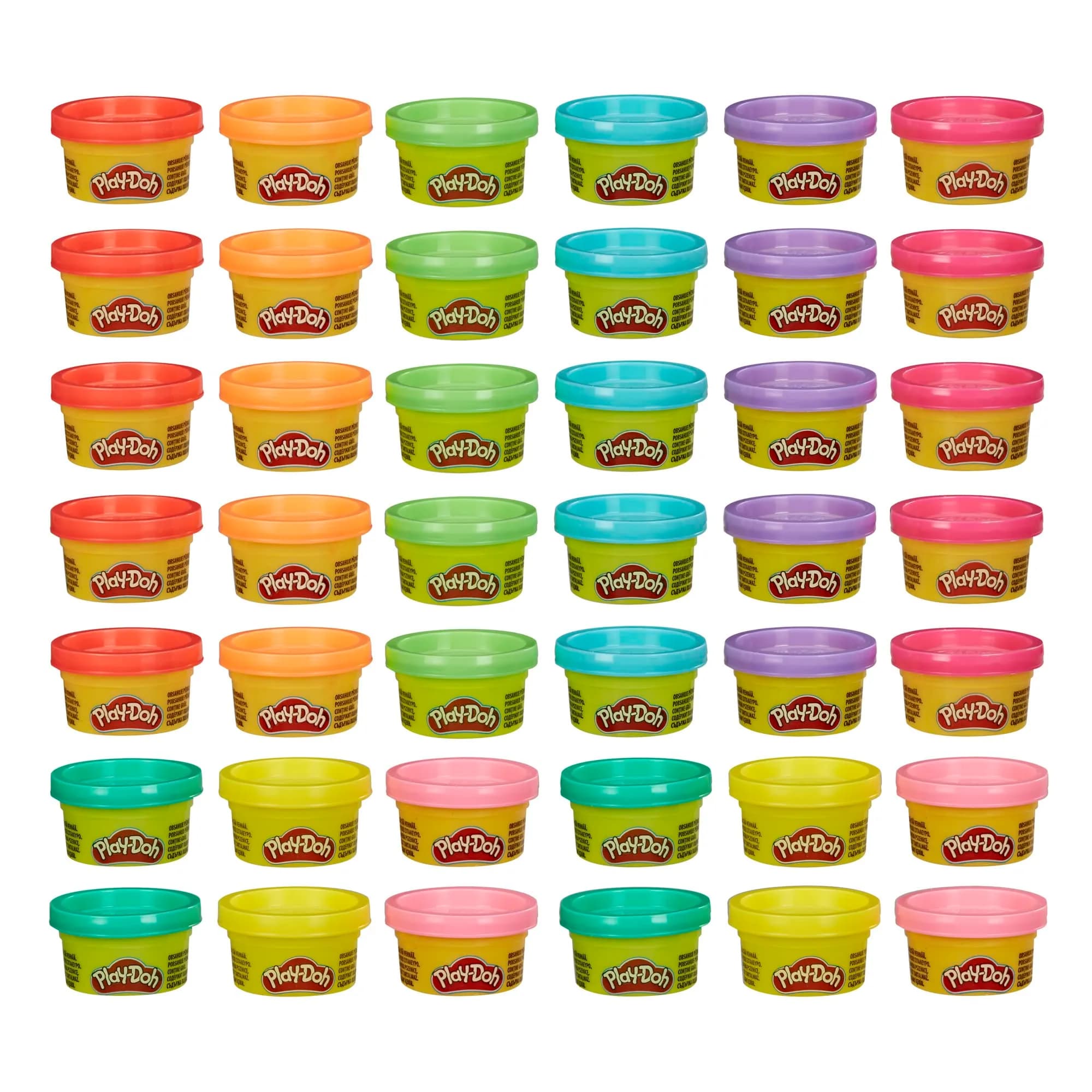 Play-Doh Bulk Handout 42-Pack of 1-Ounce Modeling Compound Cans | Assorted Colors, Non-Toxic, Value Pack - main product image
