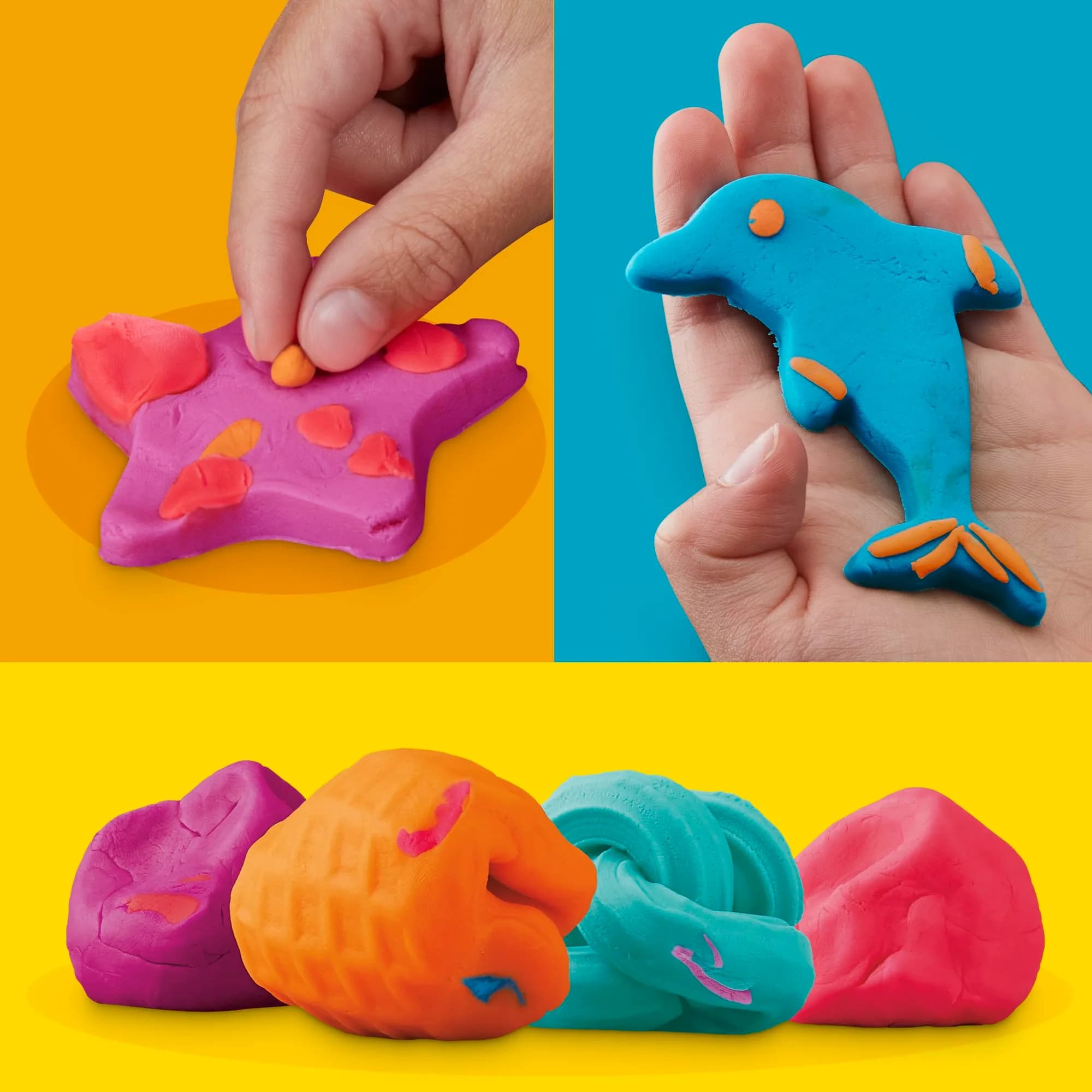 Play-Doh Bulk Handout 42-Pack of 1-Ounce Modeling Compound Cans | Assorted Colors, Non-Toxic, Value Pack - view 6