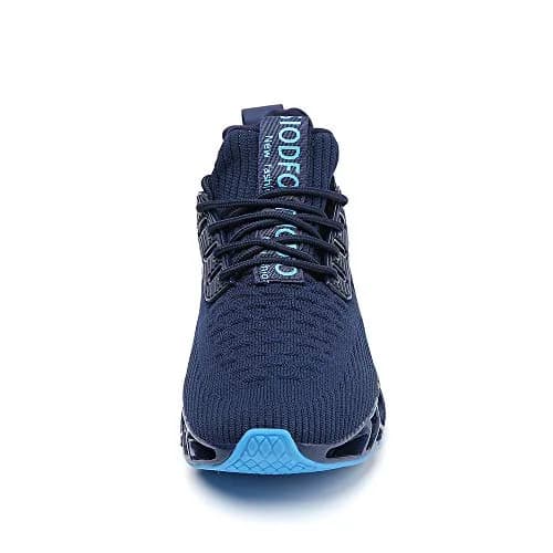 SKDOIUL Men's Running Sneakers Blue Size 13 | Breathable Mesh Athletic Walking Shoes thumbnail 5