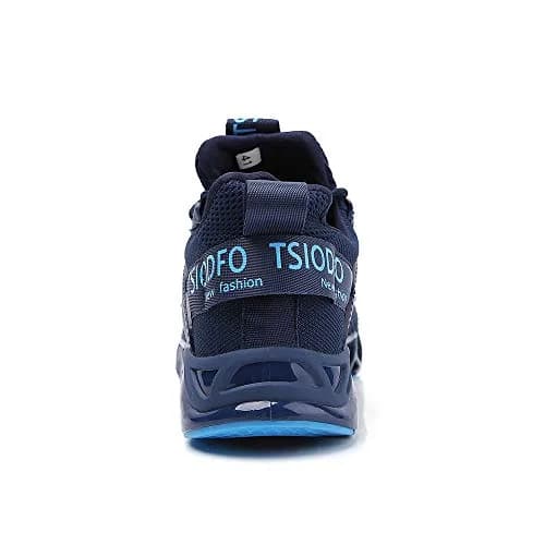 SKDOIUL Men's Running Sneakers Blue Size 13 | Breathable Mesh Athletic Walking Shoes thumbnail 6