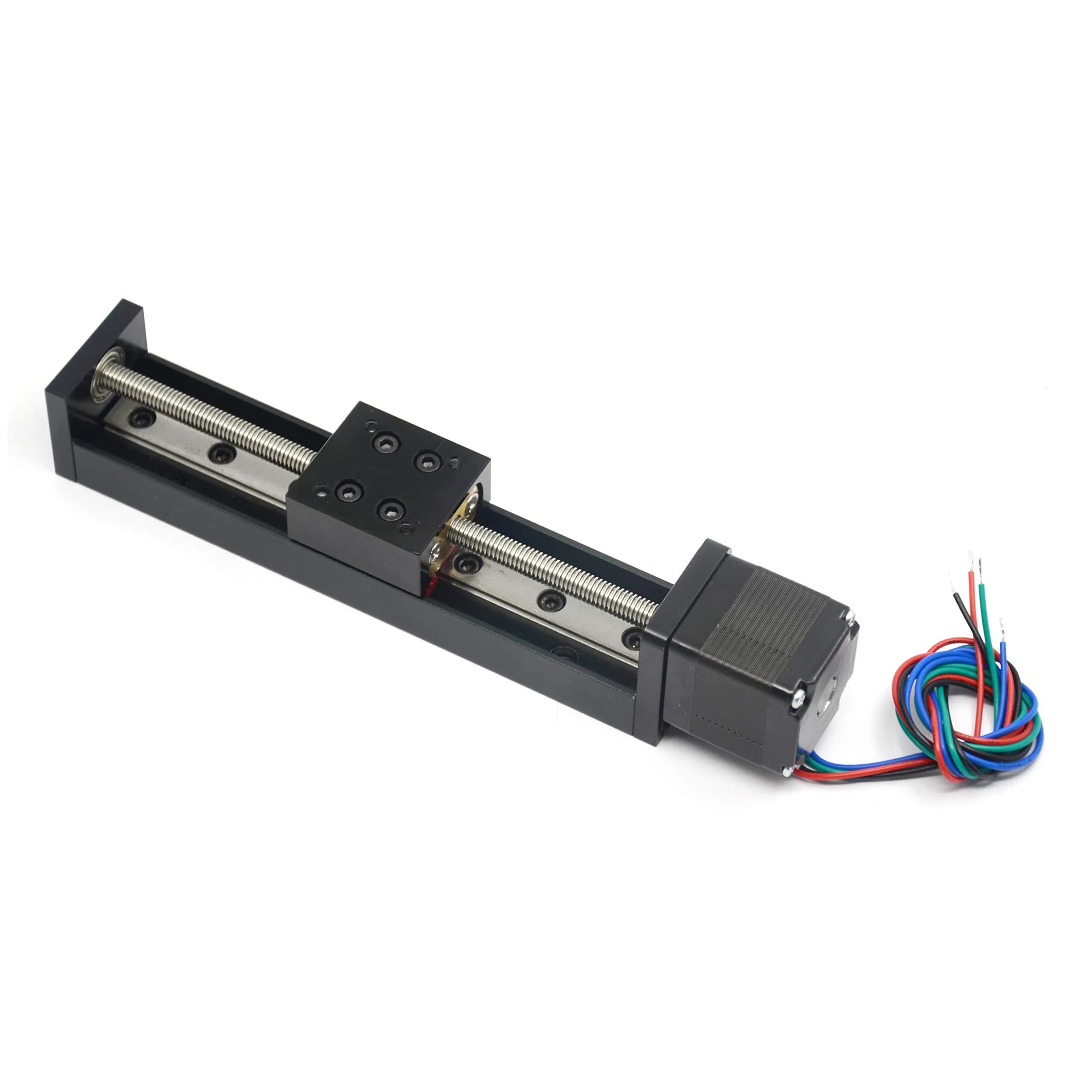 Befenybay 150mm Linear Rail Guide T6x1 with NEMA11 Motor, 226mm Total Length | Precision Actuator for DIY CNC — 100 mm