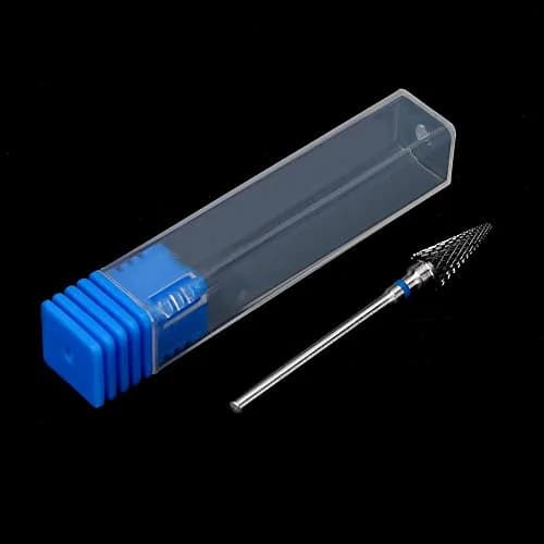 ZJchao Nail Drill Bits, 3/32'' (2.35mm) Tungsten Steel Nail Art Manicure Drill Bits, Electric Pedicure Head, Blue thumbnail 9