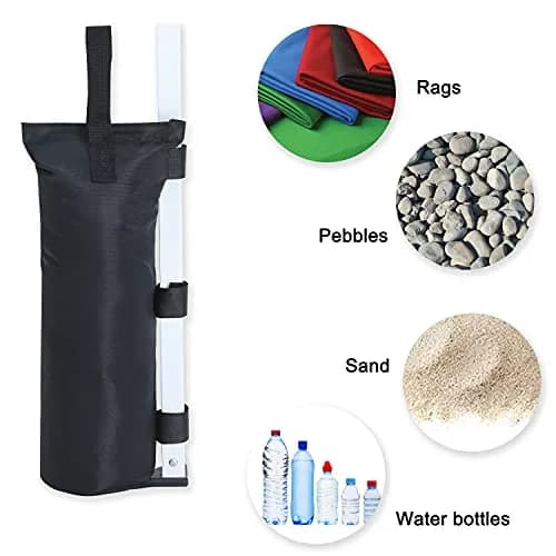 ABCCANOPY 100 LBS Canopy Weights Set of 4 | 45.36 kg (100 lb) Sand Bags for Gazebo Legs thumbnail 4