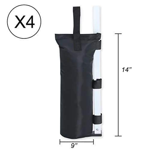 ABCCANOPY 100 LBS Canopy Weights Set of 4 | 45.36 kg (100 lb) Sand Bags for Gazebo Legs thumbnail 2