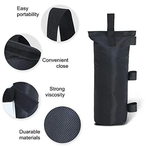 ABCCANOPY 100 LBS Canopy Weights Set of 4 | 45.36 kg (100 lb) Sand Bags for Gazebo Legs thumbnail 3