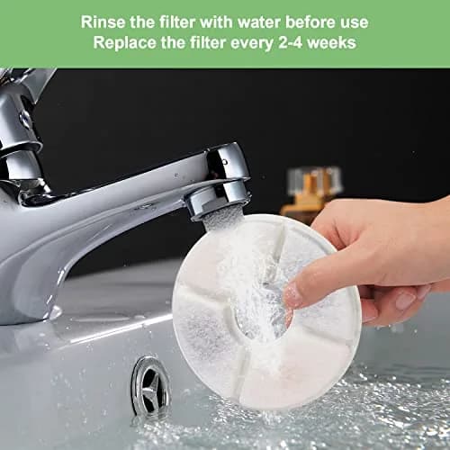 Wonder Creature Cat Water Fountain Filter Replacement 8 Pack | Compatible with Most Cat Fountains, Activated Carbon thumbnail 4
