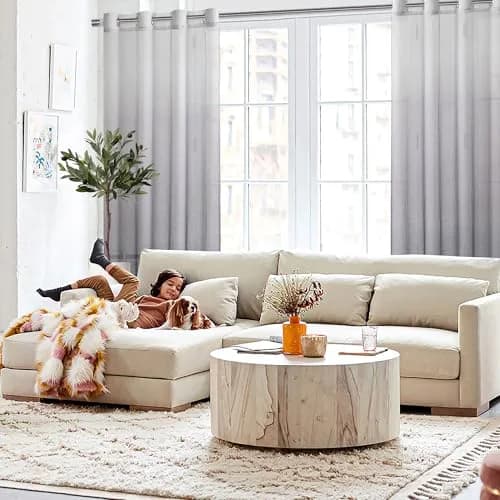 DWCN Grey Ombre Sheer Curtains 84 Inches Long | Elegant Light Diffusion for Living Room thumbnail 7