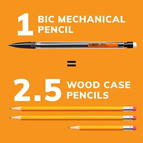 BIC Xtra-Smooth Mechanical Pencil, Medium Point (0.7 mm), 40-Count | Smudge-Free, Erases Cleanly, Office & School Use thumbnail 6