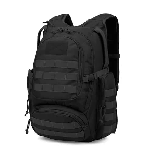 Mardingtop 25L Tactical Backpack Black | Military & Hiking Daypack with MOLLE thumbnail 1