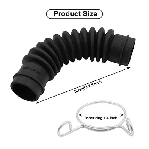WPL For LG Washer Drain Hose AEM73213001 | Compatible with LG & Kenmore Models, 48-inch Rubber Hose thumbnail 2
