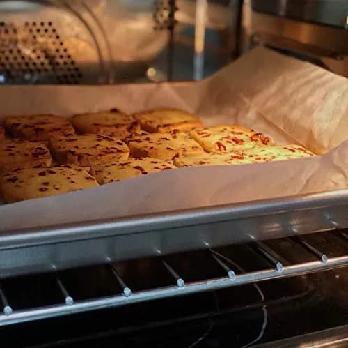 Walooza Nonstick Baking Sheet Pan Oven Set 13 inch | Durable Carbon Steel Bakeware for Kitchen (120 chars) thumbnail 5