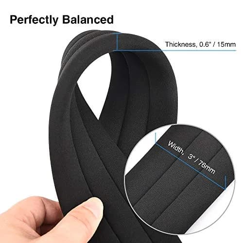 LEKATO Bass Guitar Strap 3" Wide Padded Adjustable from 45" to 55" | Comfortable, Durable & Safe for Heavy Guitars thumbnail 3