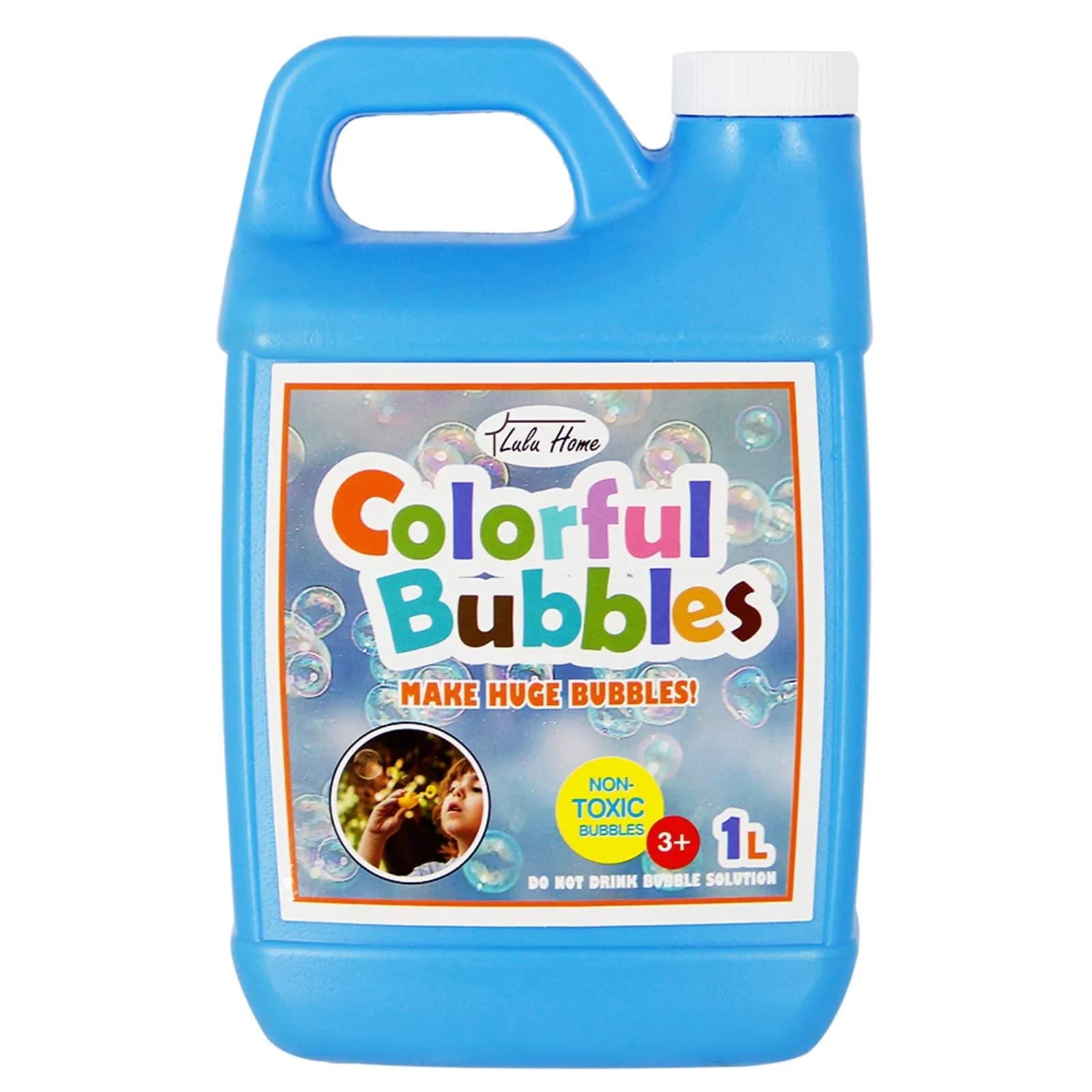 Lulu Home Concentrated Bubble Solution Refill (1 L / 33.8 OZ) | USA Import for Giant Bubbles & Machines - main product image
