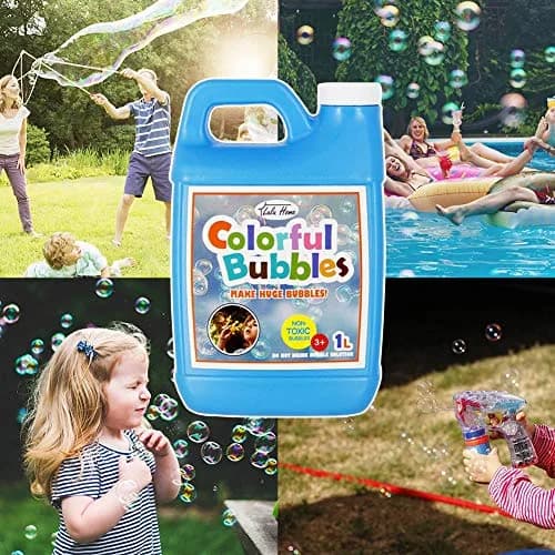 Lulu Home Concentrated Bubble Solution 1 L (33.8 OZ) | Odorless, Non-Toxic, Makes Up to 2.5 Gallons thumbnail 4