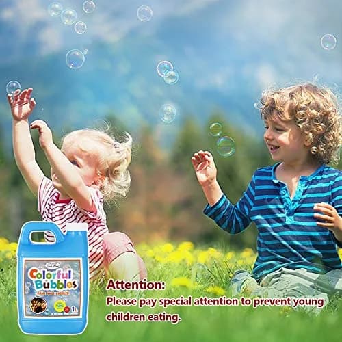 Lulu Home Concentrated Bubble Solution 1 L (33.8 OZ) | Odorless, Non-Toxic, Makes Up to 2.5 Gallons thumbnail 6