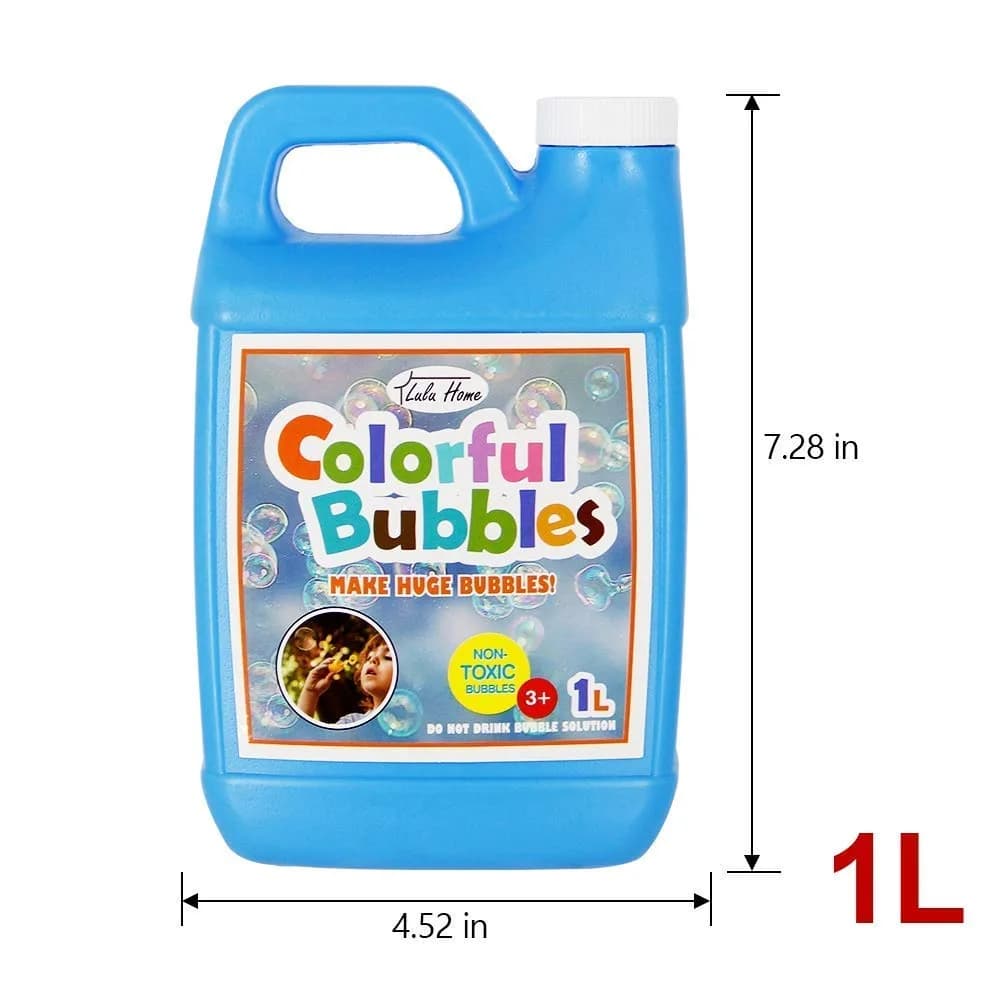 Lulu Home Concentrated Bubble Solution 1 L (33.8 OZ) | Odorless, Non-Toxic, Makes Up to 2.5 Gallons - view 2