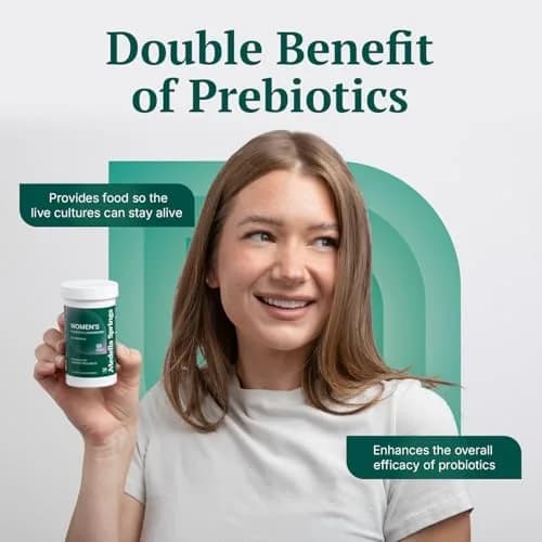 Medella Naturals Women’s Probiotics with Prebiotics and Cranberry (30 Caps) | Supports Vaginal & Digestive Health thumbnail 6