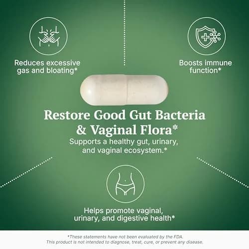 Medella Naturals Women’s Probiotics with Prebiotics and Cranberry (30 Caps) | Supports Vaginal & Digestive Health thumbnail 7