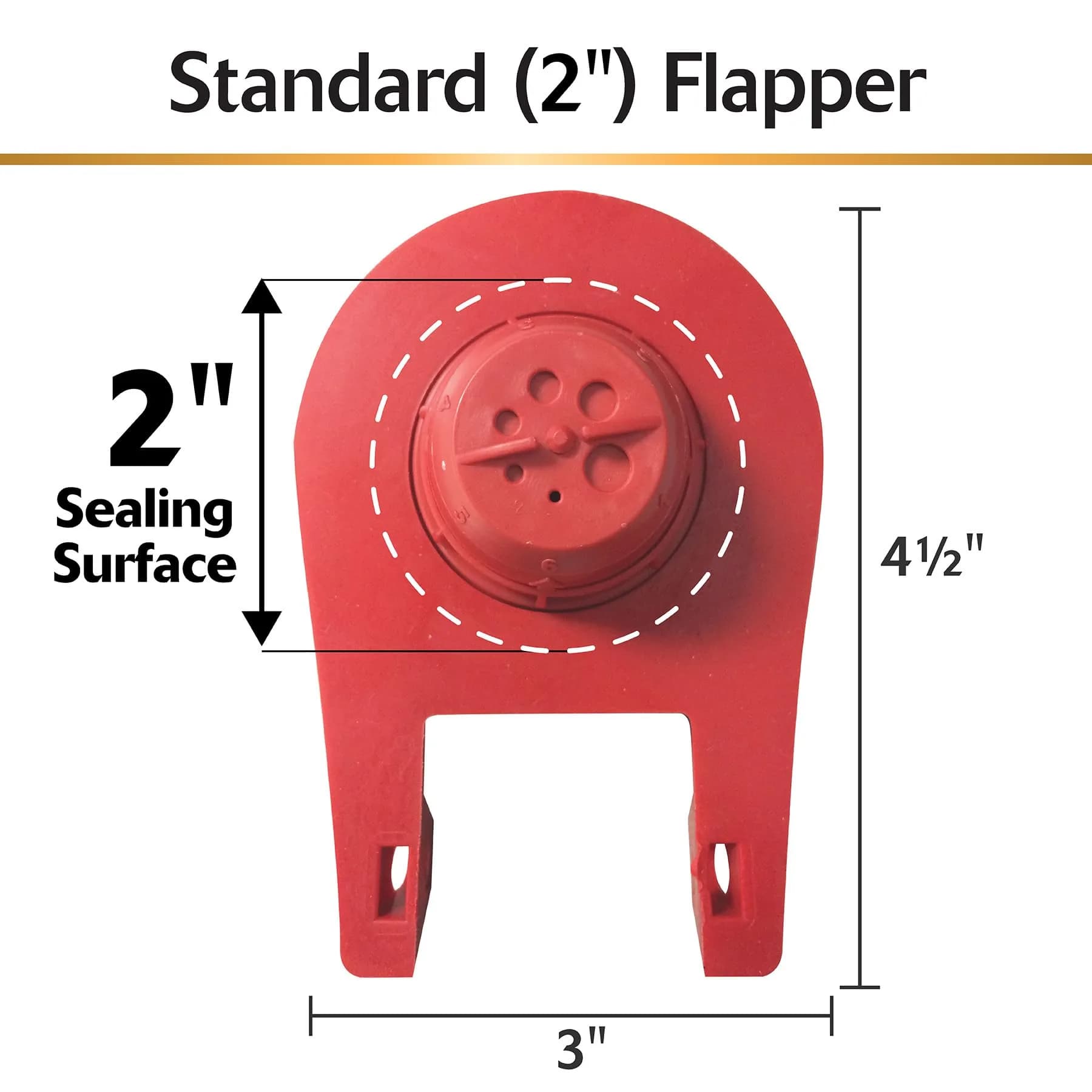 Korky Standard 2-Inch Ultra High Performance Toilet Flapper 3 Pack | Fixes Ghost Flushing & Leaks - view 4