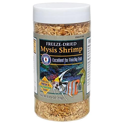 San Francisco Bay Brand Freeze-Dried Mysis Shrimp 0.49 oz | Premium Fish Food for Freshwater & Saltwater Fish thumbnail 2