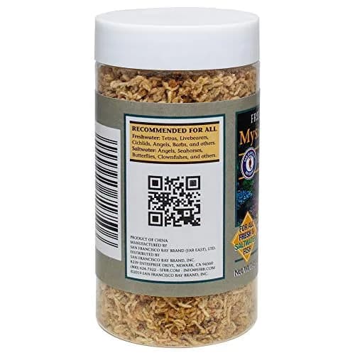 San Francisco Bay Brand Freeze-Dried Mysis Shrimp 0.49 oz | Premium Fish Food for Freshwater & Saltwater Fish thumbnail 3